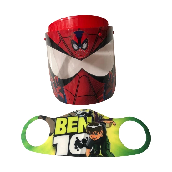 Gürbey Pazarlama Spiderman Siperlik + Ben10 Maske