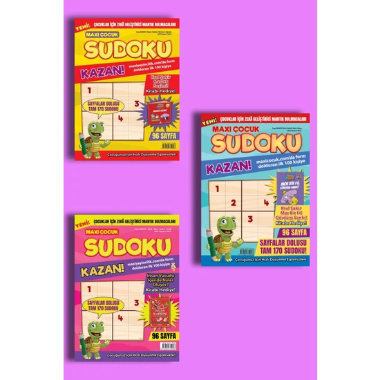 Maxi Çocuk Sudoku Set 1