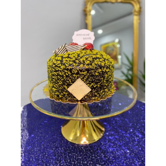 irayhomedecor Gold Ayaklı Cam Kek Standı Fiyatı