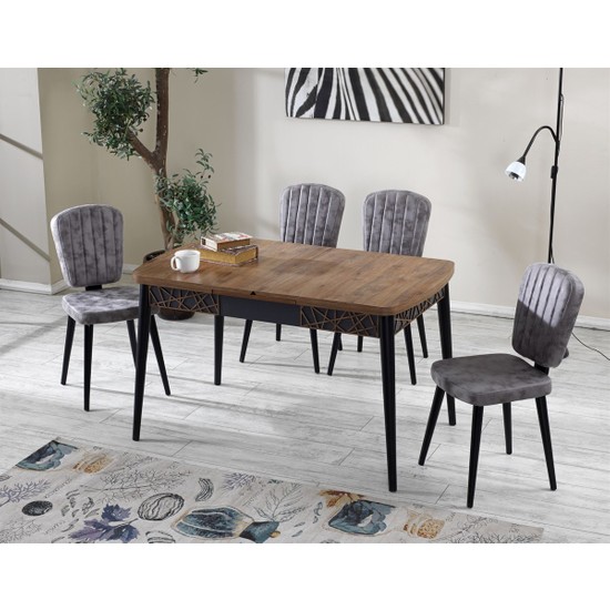 Newasan Elit Lüks Amalfi Mutfak Masası ve Legno Sandalye Newasan Elit Lüks Amalfi Mutfak Masası ve Legno Sandalye