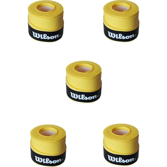 Wilson 5 Adet Comfort Bowl O'grips Tekli Sarı Grip Kgm-Sarı5