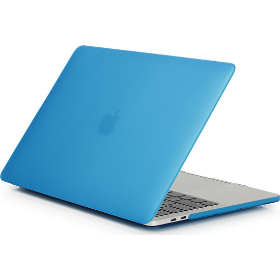 Arabulalaca Apple Macbook Air 13.3' 2020 (M1) A2337 Koruma Kılıfı A2337 Mat Doku Case Turkuaz