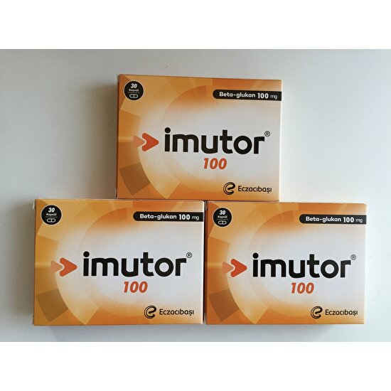 Eczacıbaşı Imutor 100 mg 30 Capsül 3 kutu