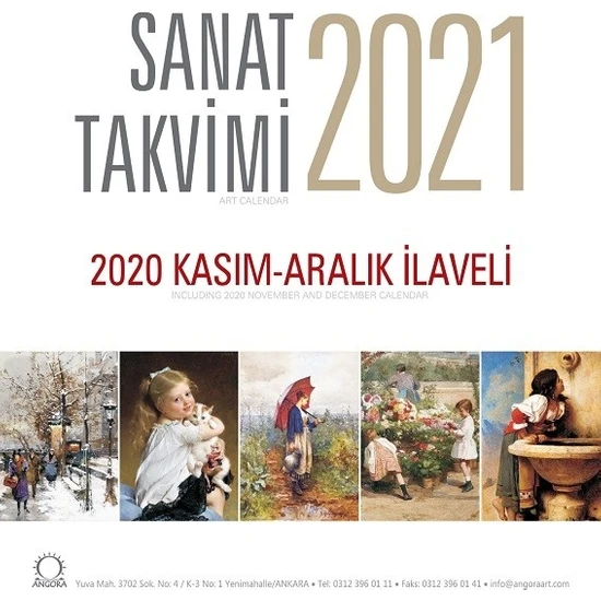 Sanat Takvimi 2021 Masa Takvimi