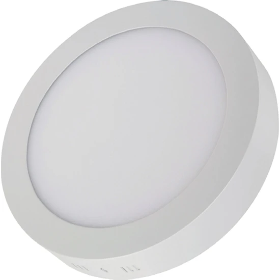 Voltek  18 Watt  8’’ Yuvarlak Sıva Üstü LED Panel Armatür Beyaz 6500  K