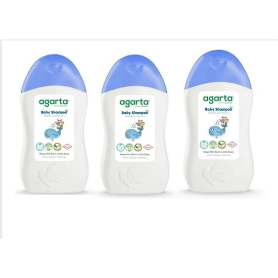 Agarta Doğal Şampuan Erkek Bebek/Çocuklarına Özel Bakım 400 ml x 3 Adet