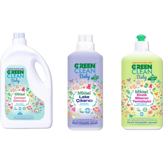 U Green Clean Baby Bitkisel Çamaşır Deterjanı 2.75LT