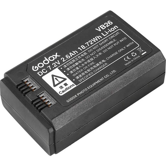 Godox VB26 Li-Ion Pil Dc 7.2 V 2600 Mah 18.72WH Godox (Yurt Fiyatı
