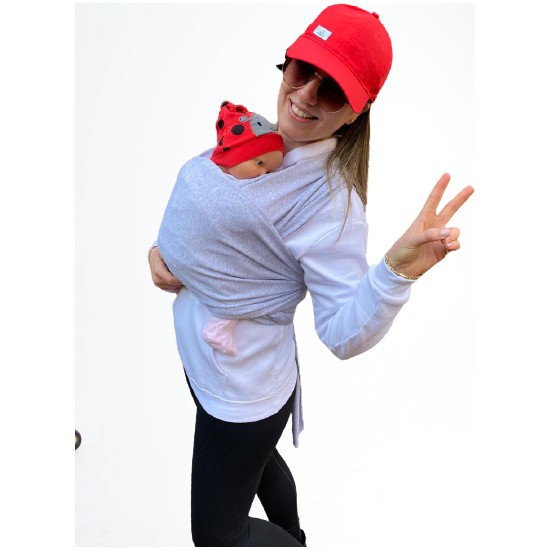Zubu Wrap Sling Bebek Taşıyıcı Pamuk Taşıma Şalı