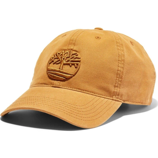 Tımberland Sarı Cotton Canvas Cap w/Embroider Tree Logo Unisex Şapka TB0A1E9M2311