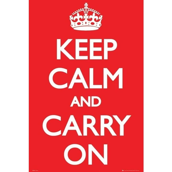 Maxi Poster Keep Calm And Carry On