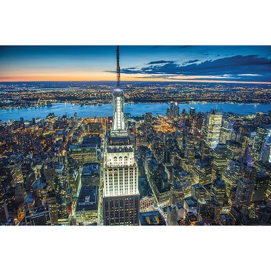 Maxi Poster Jason Hawkes Empire State Building At Night