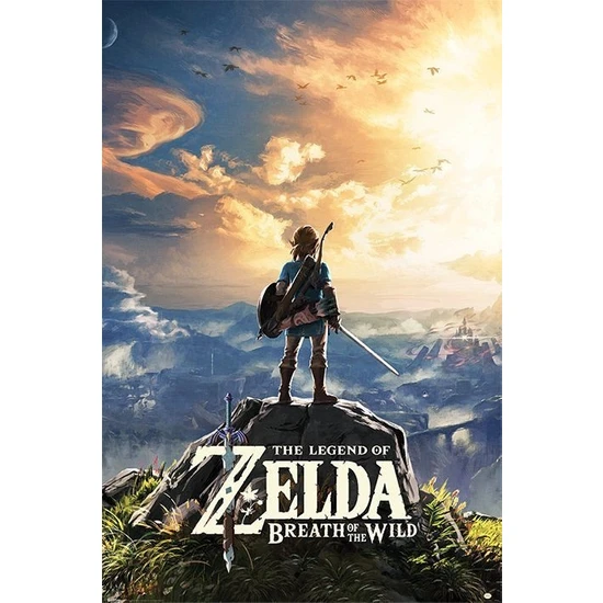 Maxi Poster The Legend Of Zelda Breath Of The Wild Sunset