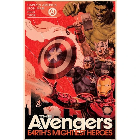 Maxi Poster Avengers (Golden Age Hero Propaganda)