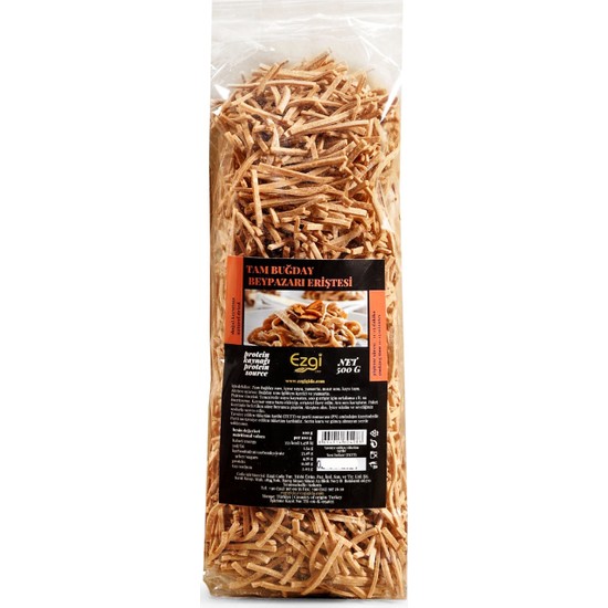 Ezgi Doğal Tam Buğday Ev Eriştesi 500 G Fiyatı Taksit Seçenekleri
