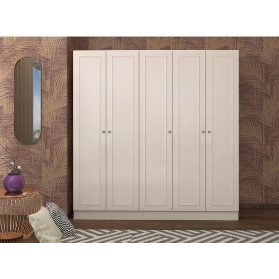 Rabi Mobilya Gold Country 5 Kapak Gardırop Fiyatı