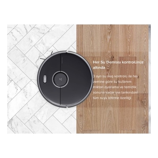 Roborock S5 Max Vacuum Cleaner Siyah Akıllı Robot Süpürge ve Fiyatı