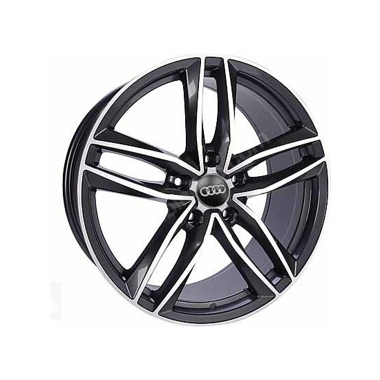 Powcan 8.5x19 5x112 ET35 66.45 Black Machıned xl Audi Jant Takımı