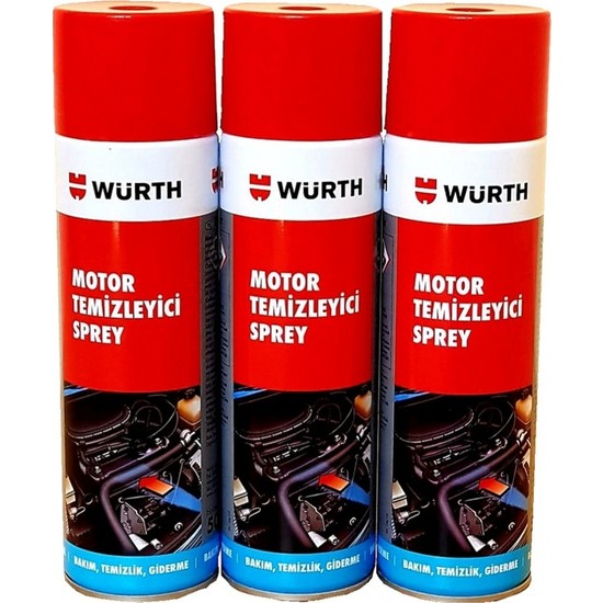 Würth Hızlı Motor Temizleme Spreyi 500 Ml ( 3 Lü Set) Fiyatı