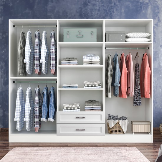 Rabi Mobilya Cemre Country 6 Kapak 2 Çekmeceli Gardırop Fiyatı