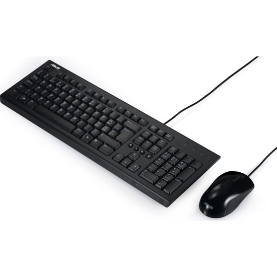 Asus U2000 Multımedya Özellikli,kablolu Klavye ve Mouse Set,f Klavye