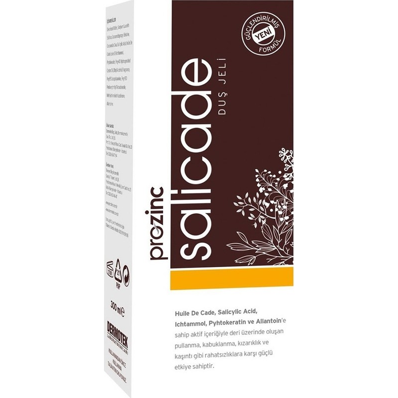 Prozinc Salicade Kokusuz Duş Jeli 300 ml - Kuru ve Kuruya Eğilimli Ciltler İçin Hassas Nemlendirici Formül