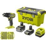Ryobi RPD18-252TA127 1X5AH 1X2AH Çift Akülü Darbeli Matkap