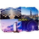 Dünyadan Hediyeler Dubai Temalı Fresco Magnet