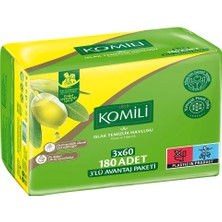 Komili Islak Havlu 3X60 180 Yaprak