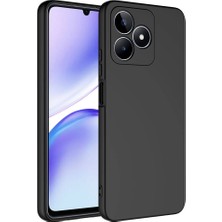 Smcase Realme C53 Kılıf Mara Lansman Silikon Mat Soft Kamera Korumalı Siyah