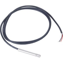 DS18B20 1 Metre Çin Çipli Termal Su Geçirmez Prob Sıcaklık Kontrol Sensörü