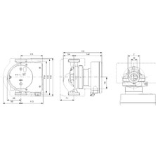 Grundfos Magna1 32-120 180 Frekans Konvertörlü Sirkülasyon Pompası