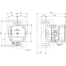 Grundfos Alpha1 L 25-60 130 Sirkülasyon Pompası