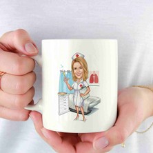 Hediye Moda Hemşirelere Özel Karikatürlü Kupa Bardak