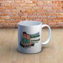 Hediye Moda Sevgililere Özel Karikatürlü Kupa Bardak