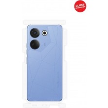 Wrapsol Tecno Camon 20 Pro Arka ve Yan Koruyucu Tpu Film