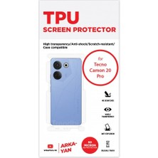 Wrapsol Tecno Camon 20 Pro Arka ve Yan Koruyucu Tpu Film