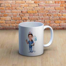 Hediye Moda Hemşirelere Özel Karikatürlü Kupa Bardak