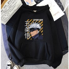 Populus Anime Satoru Gojo Kapşonlu Sweatshirt