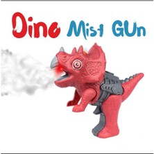 Tuengi Store Işıklı Sesli Oyuncak Kırmızı Dinazor Buhar Püskürten Buhar Çıkaran Dinozor T-Rex