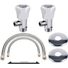 Bdl Armatür Klozet Flex Bağlantı Hortumu Taharat Musluğu Set