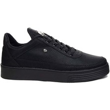 Garajmen Siyaha Beyaz ve Siyaha Siyah Erkek Sneaker Ayakkabı