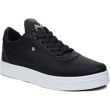 Garajmen Siyaha Beyaz ve Siyaha Siyah Erkek Sneaker Ayakkabı