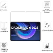 Wowacs Xiaomi Mi Pad 6 11 Inç Uyumlu Uyku Modlu Smart Tablet Kılıfı Ekran Koruyucu ve Kalem Seti Siyah