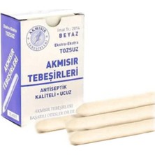 AKMISIR 15Lİ BEYAZ KUTU TOZSUZ TEBEŞİR