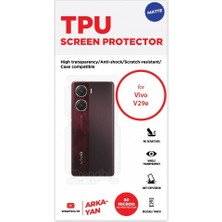 Vivo V29E Mat Arka ve Yan Koruyucu Tpu Film