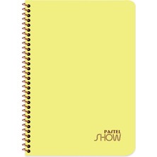 Keskin A4 96 Yp.kar. Pp Kp.spiralli Pastel Show Defter