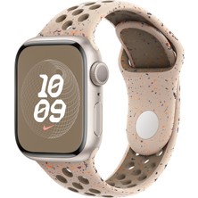 MobaxAksesuar Apple Watch 7/8/9 41mm Kordon 2023 Point Delikli Silikon Strap Kayış