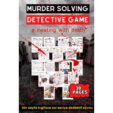 Gamebulance Detective Games - Who Is The Killer? - Murder Solving - Case File - Ingilizce Zor Dedektif Oyunu