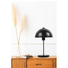 Lumexx Lungo Siyah Retro Başlıklı Masa Lambası